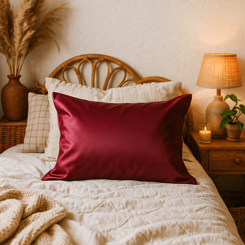 Taie d’oreiller en satin de coton
