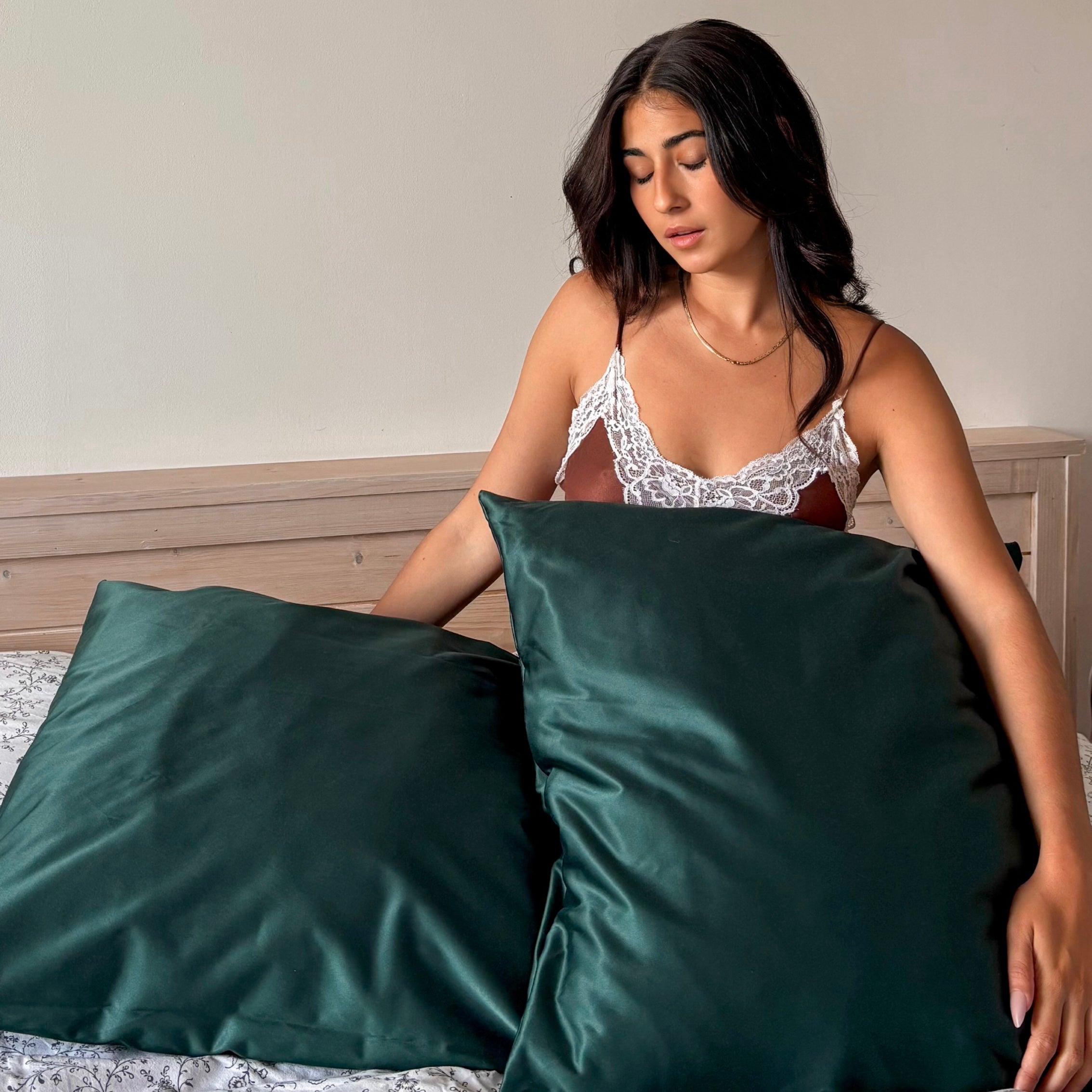 Taie d’oreiller en satin de coton