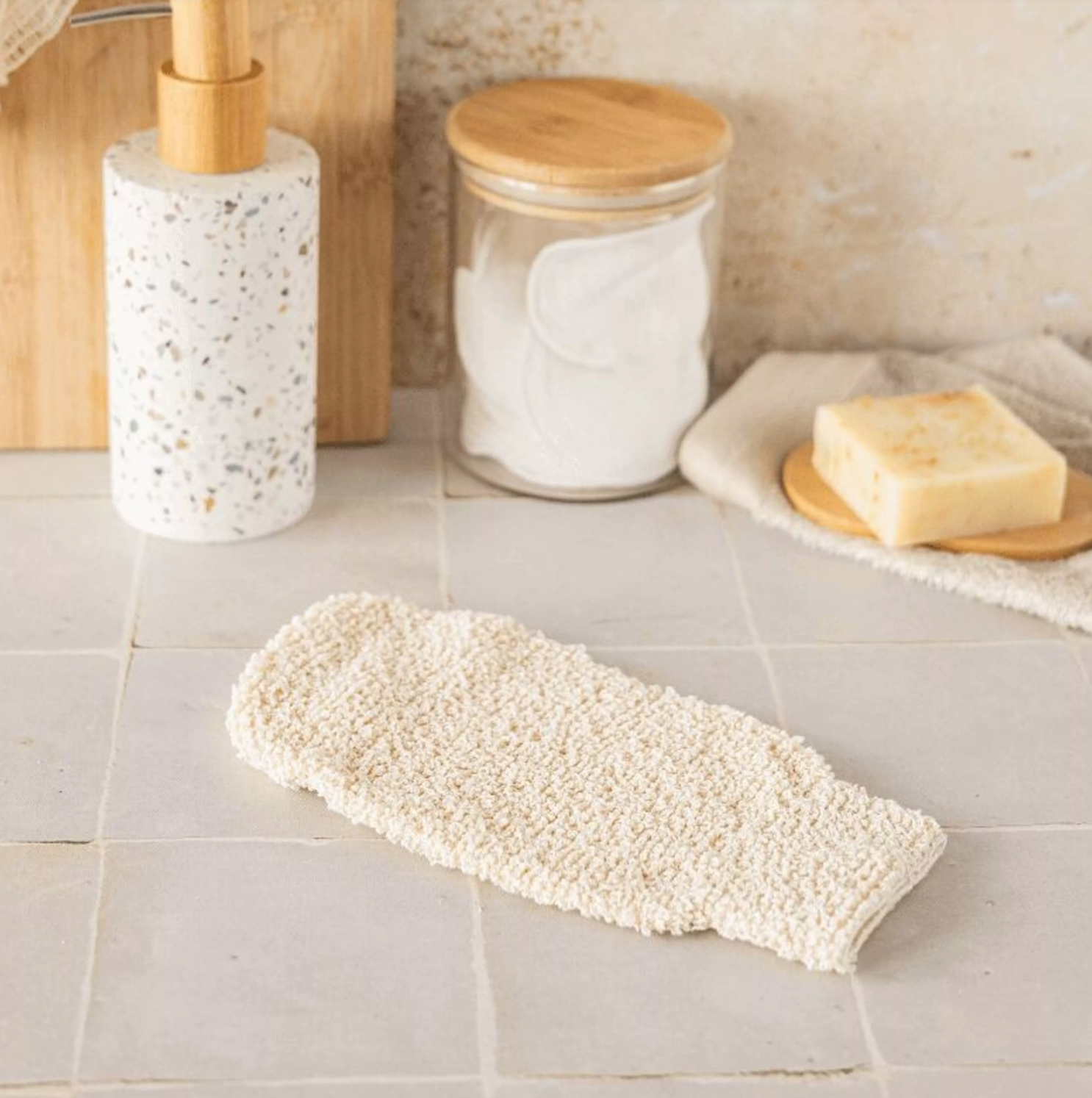 GANT EXFOLIANT - BAMBOU